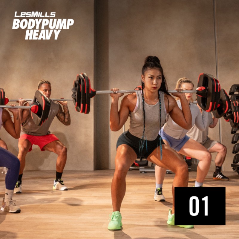 Hot Sale Les Mills BODYPUMP HEAVY 01 Video+Music+Notes